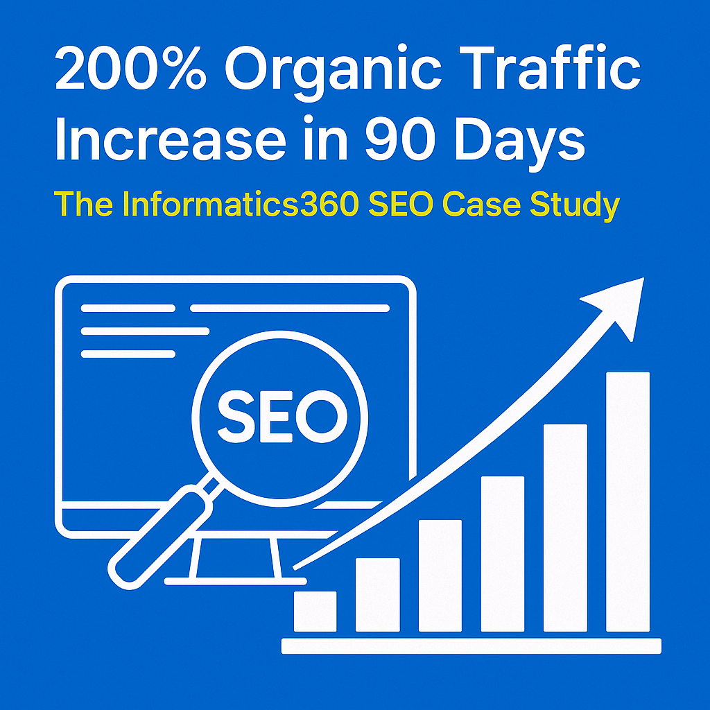 200% Organic Traffic Increase in 90 Days: The Informatics360 SEO Case Study